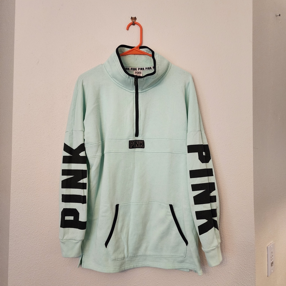 Victoria's Secret Mint Green Pullover Jacket